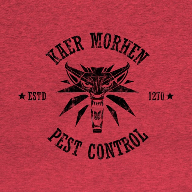 Kaer Morhen Pest Control by StebopDesigns